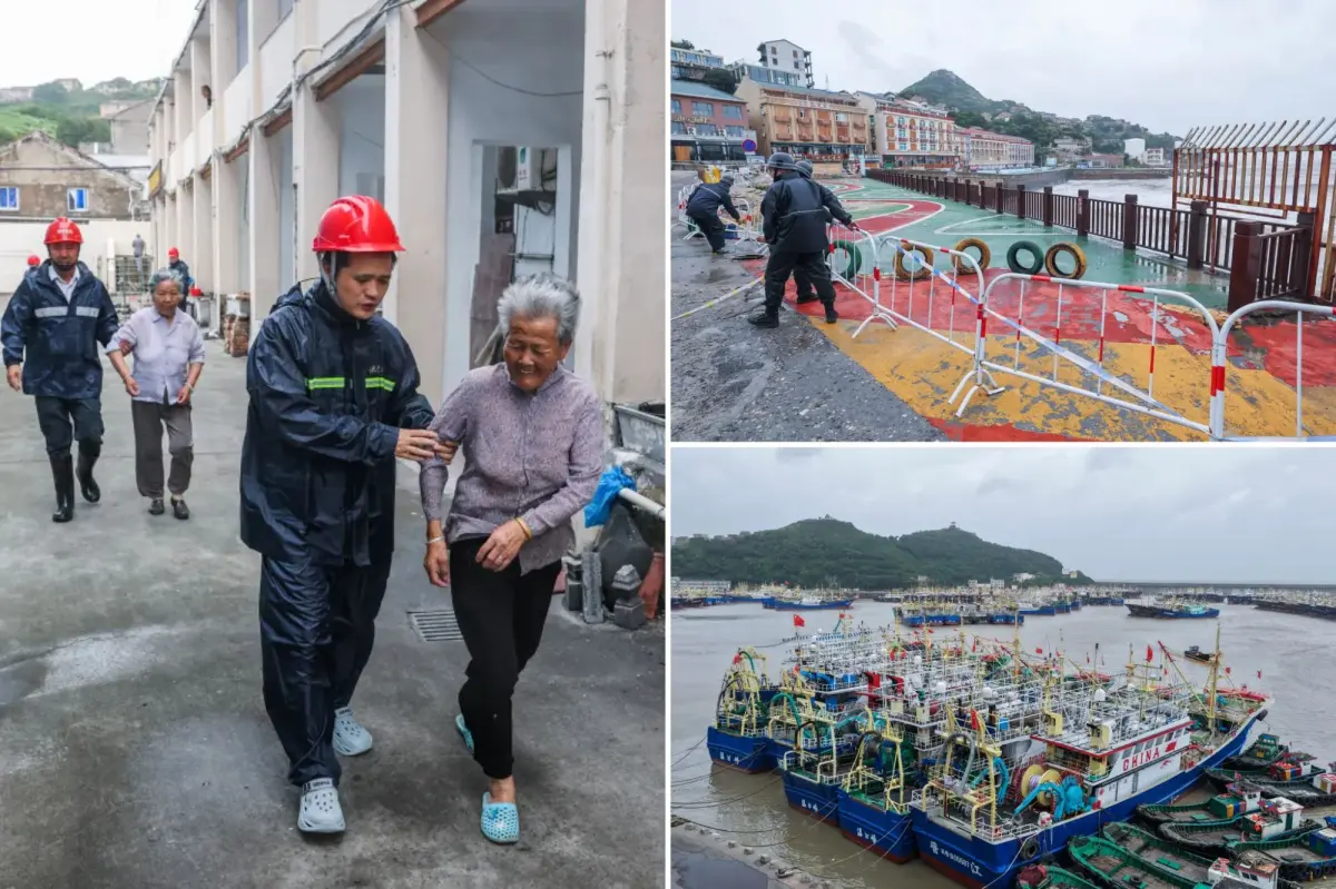 China evacuates nearly 2M people as Typhoon Bavi barrels towards coast