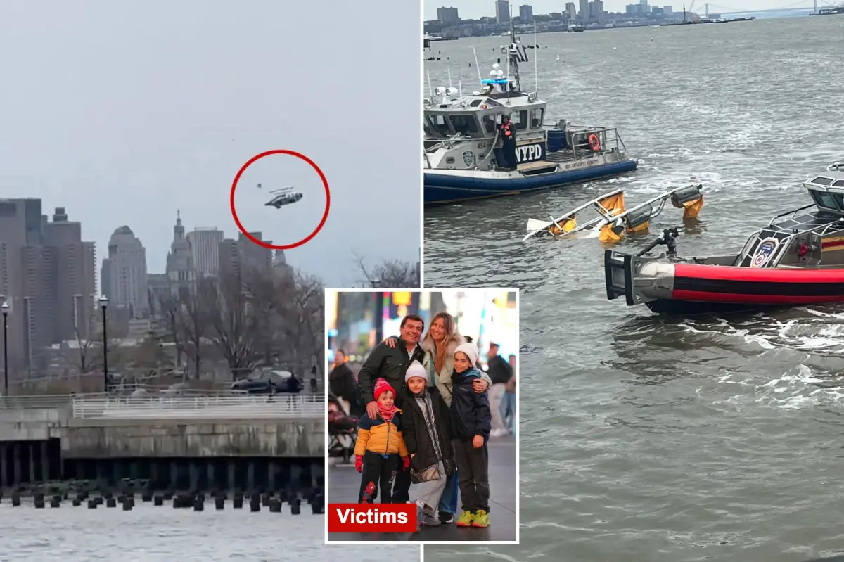 NYC helicopter crash that killed 6, including vacationing family, showed signs of bird strikes, NTSB says