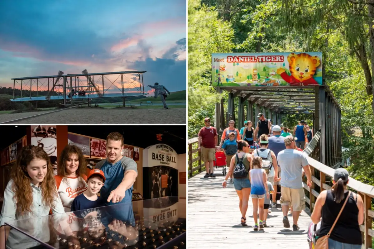 The most all-American attraction in each of the 13 OG colonies to visit this summer