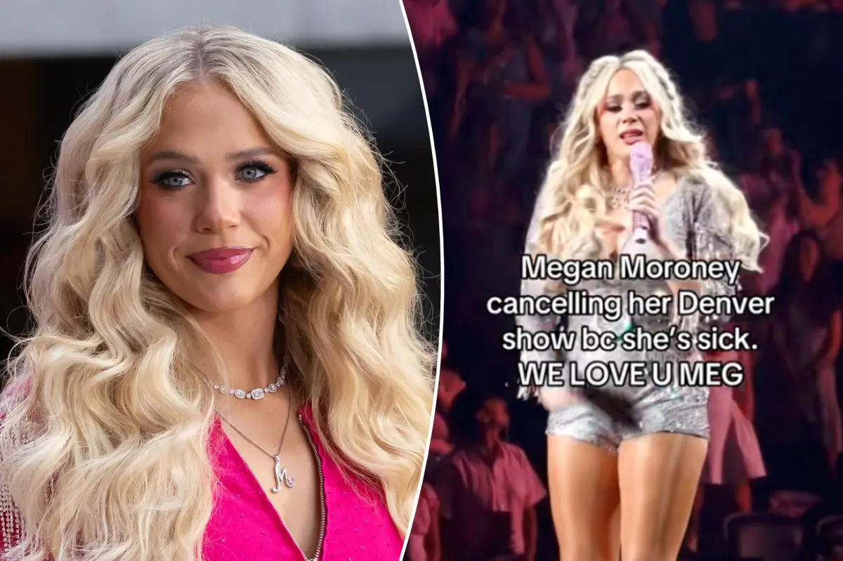 Megan Moroney cancels Denver concert after 3 songs as she fights back tears