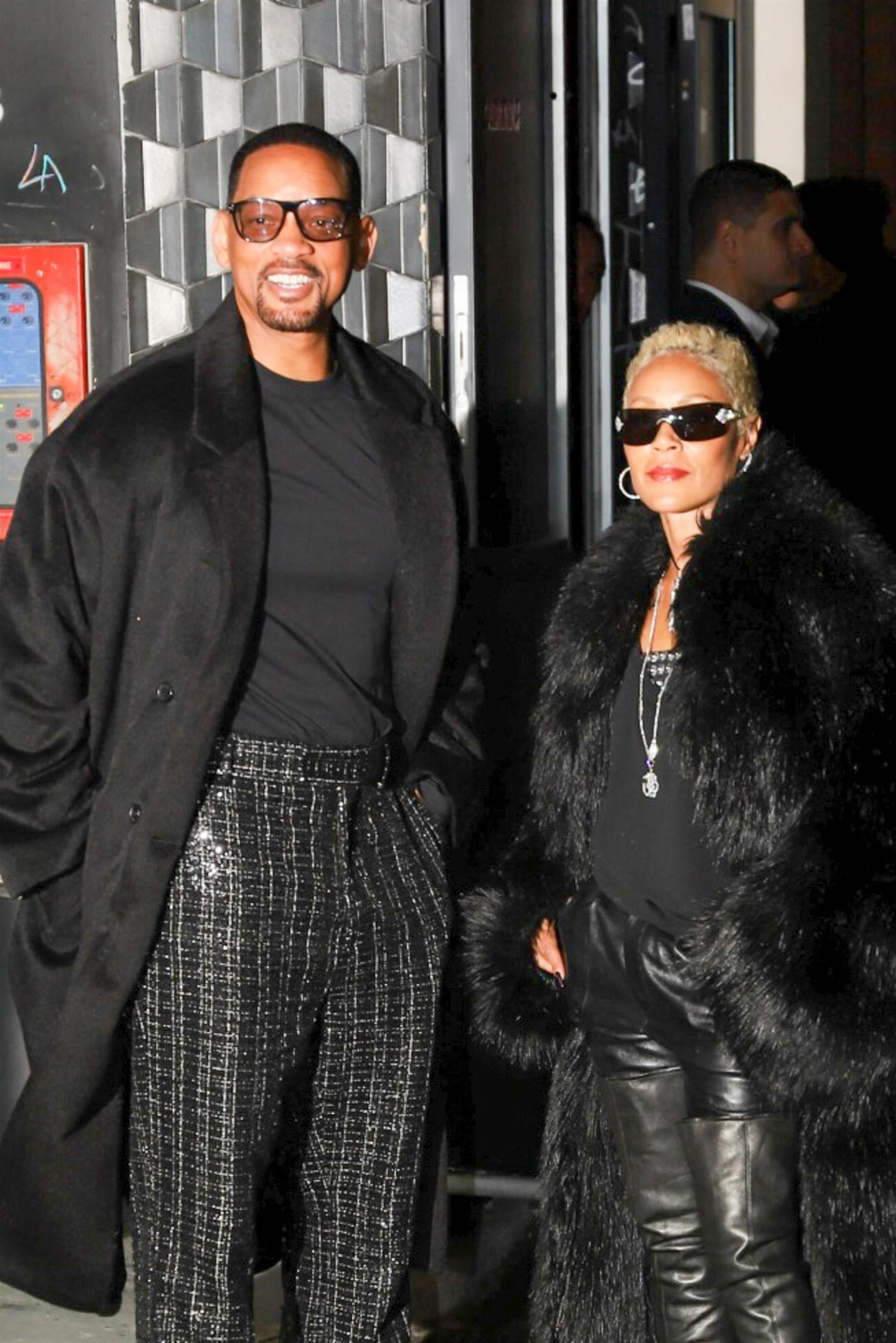Will Smith and Jada Pinkett Smith at Jaden Smith’s Louboutin capsule collection launch during Paris Fashion Week.