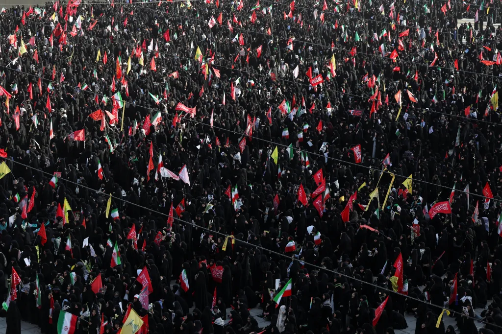 Iranian authorities were expecting as many as 10 million to 15 million to take part in the multi-day memorial ceremonies honoring Khamenei.