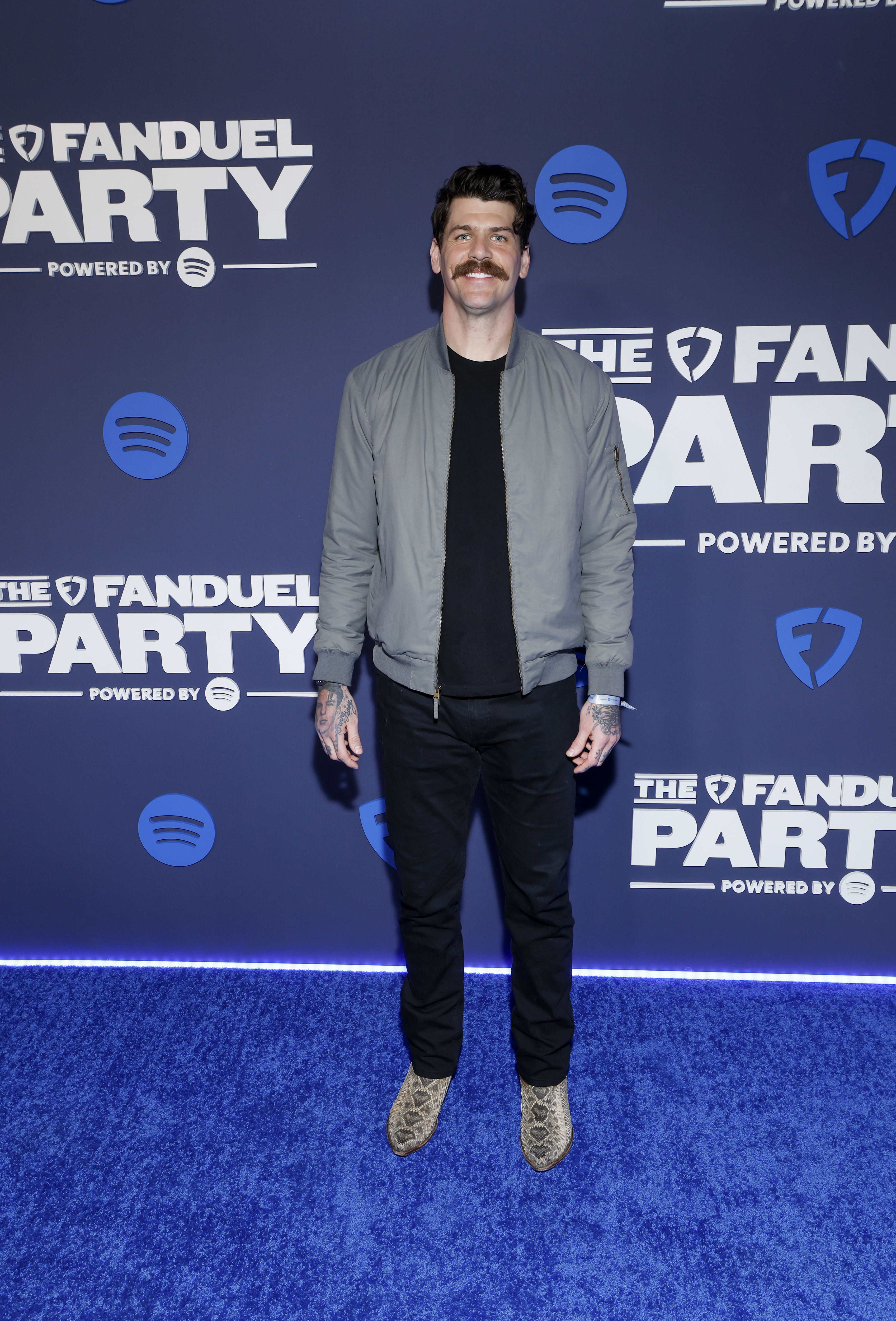 Taylor Lewan attends The FanDuel Party Powered by Spotify.