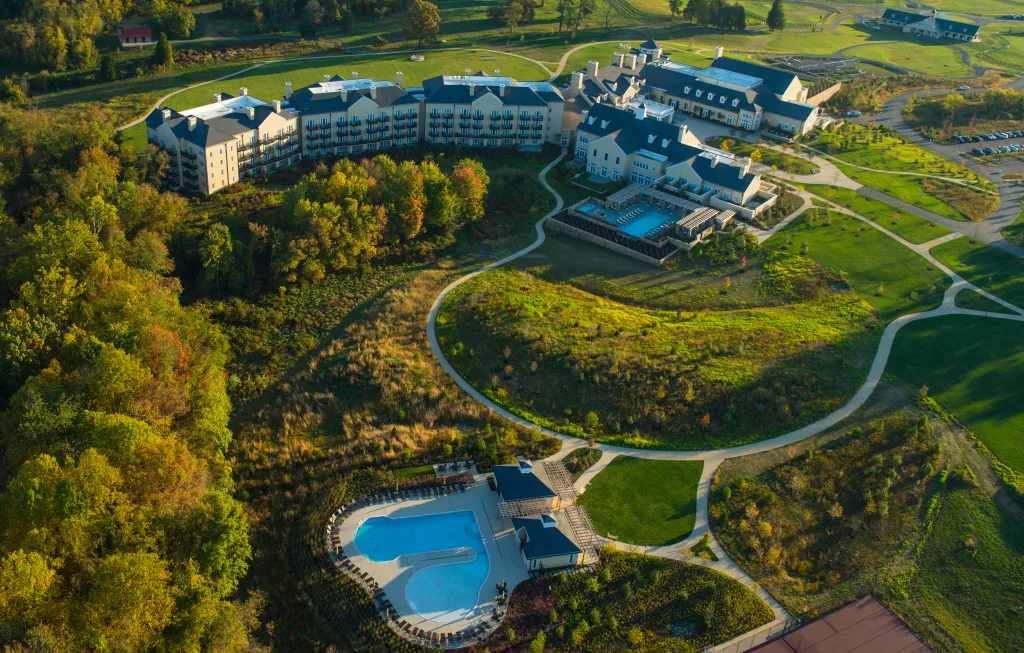 The Salamander Resort is next door to Wolver Hill Farm