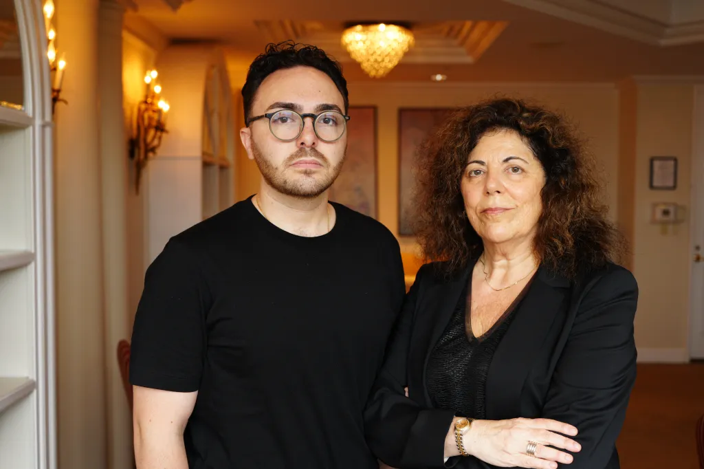 Noah Miller, Columbia graduate, and attorney Susan Chana Lask.