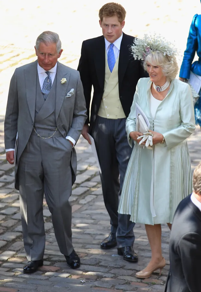 Prince Harry and Prince Charles attending the Gurkha 200 Pageant.