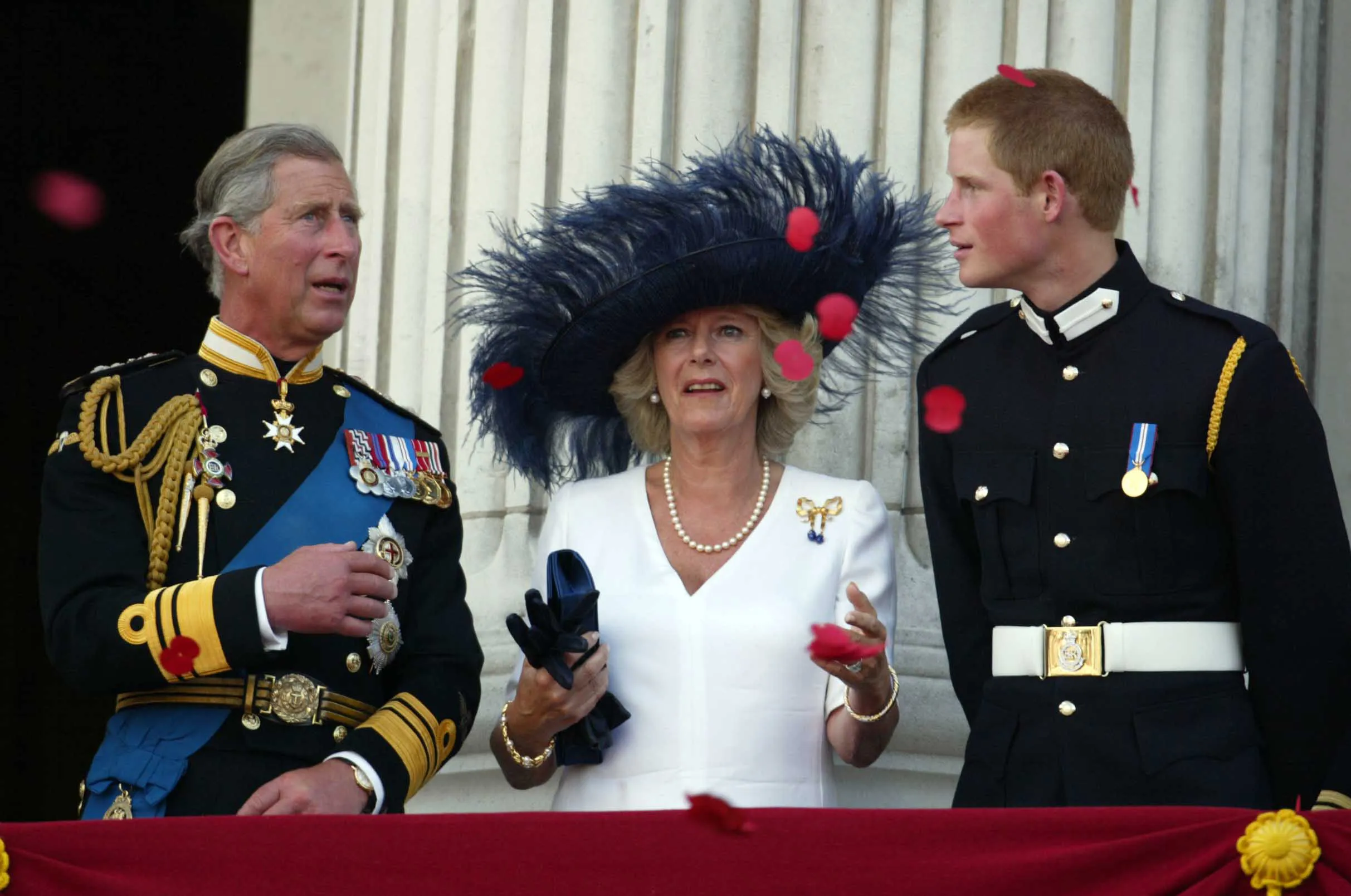 King Charles, Camilla and Prince Harry