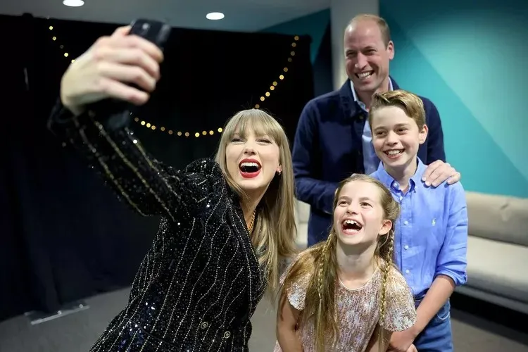 Taylor Swift, Prince William, Prince George and Princess Charlotte