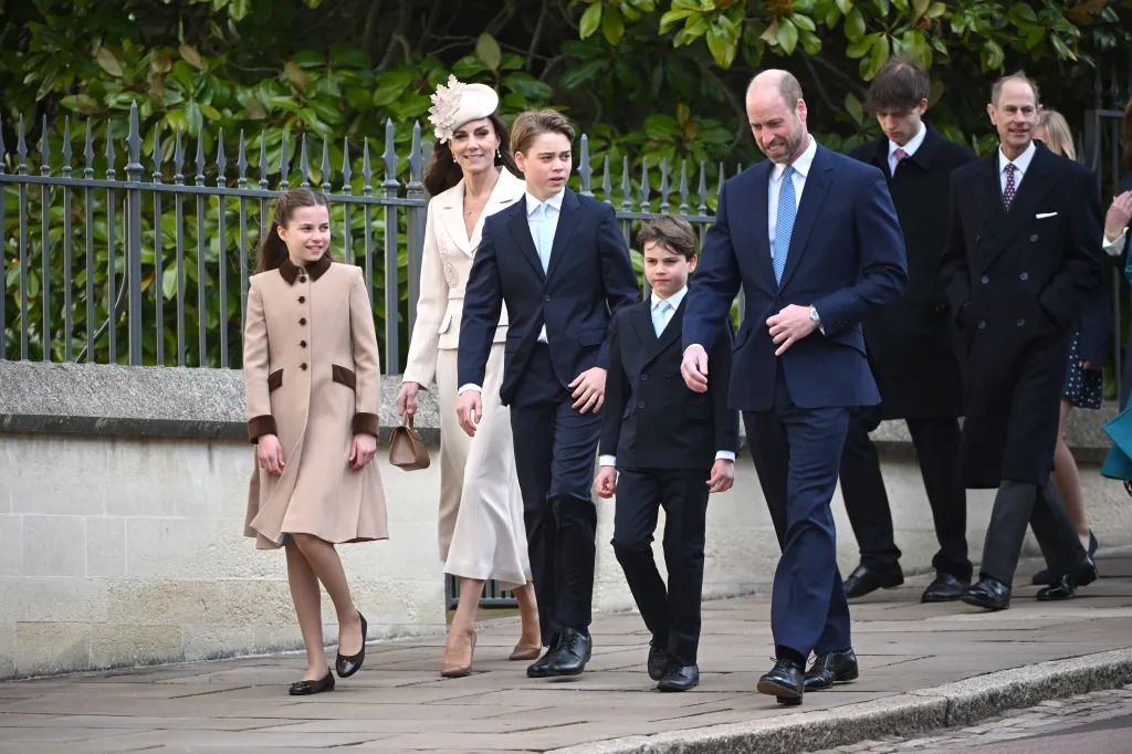 The British Royal Family attending the 2026 Easter Matins Service.