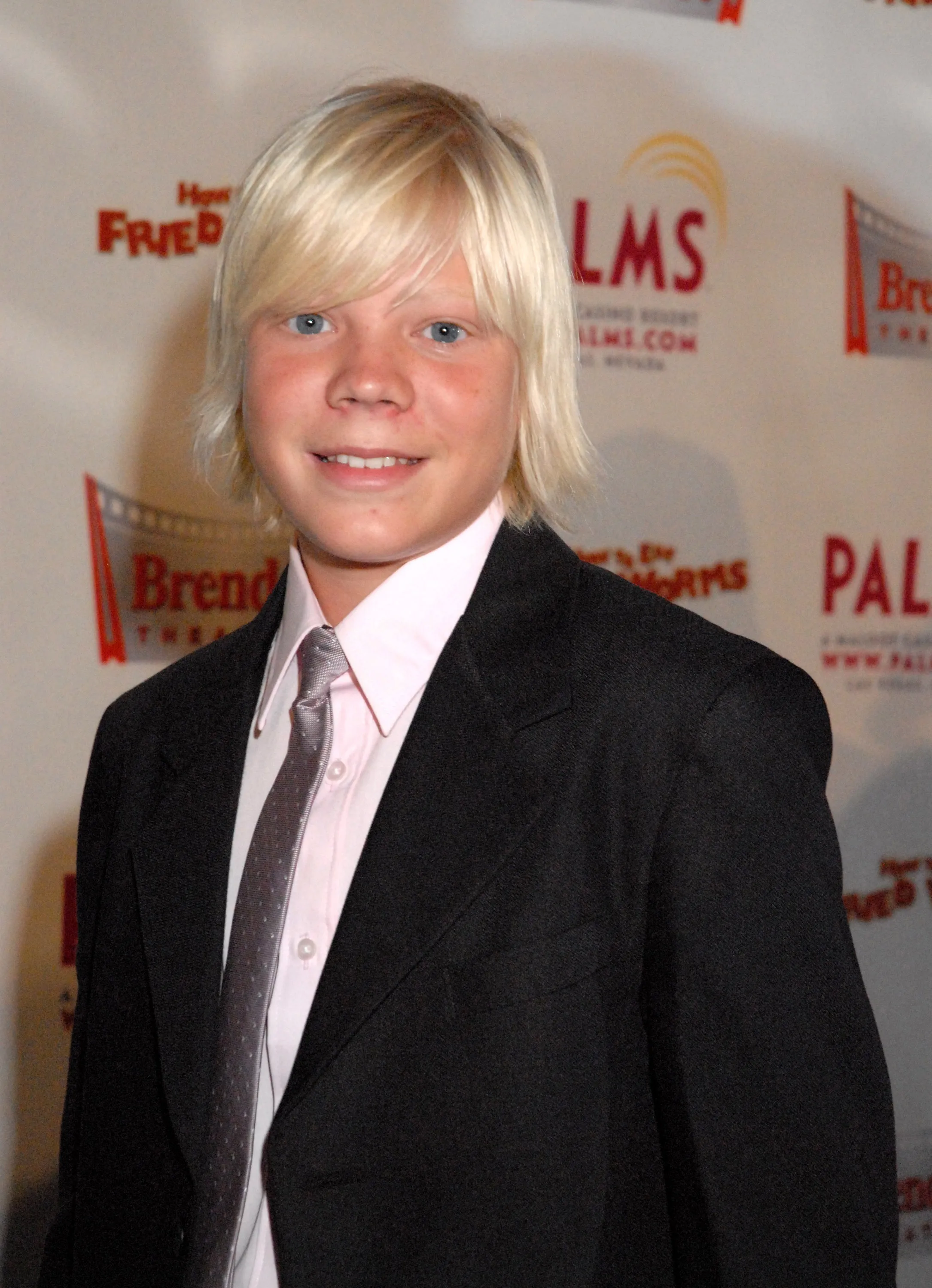 Blake Garrett at the "How to Eat Fried Worms" red carpet event.