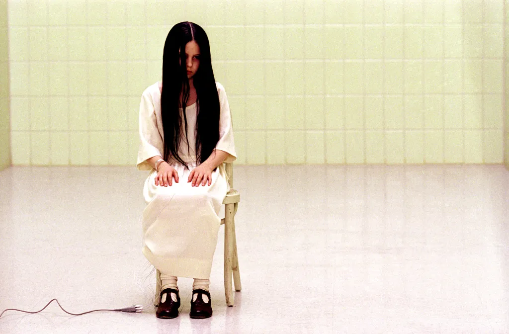 Daveigh Chase as Samara in a scene from the horror movie "The Ring."