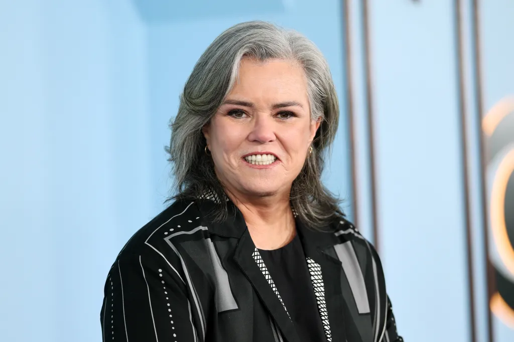 Rosie O'Donnell smiling at the 79th Annual Tony Awards.