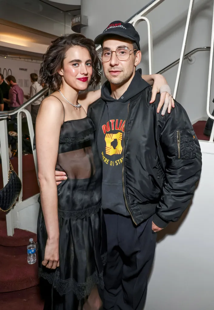 Sarah Margaret Qualley and Jack Antonoff at the "Poor Things" New York Premiere.