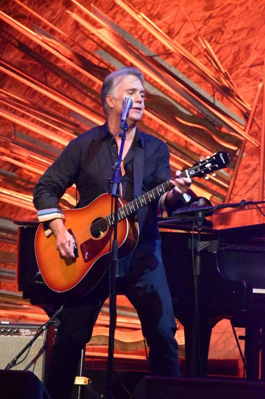 Shaun Cassidy performing at Sony Hall in New York City.