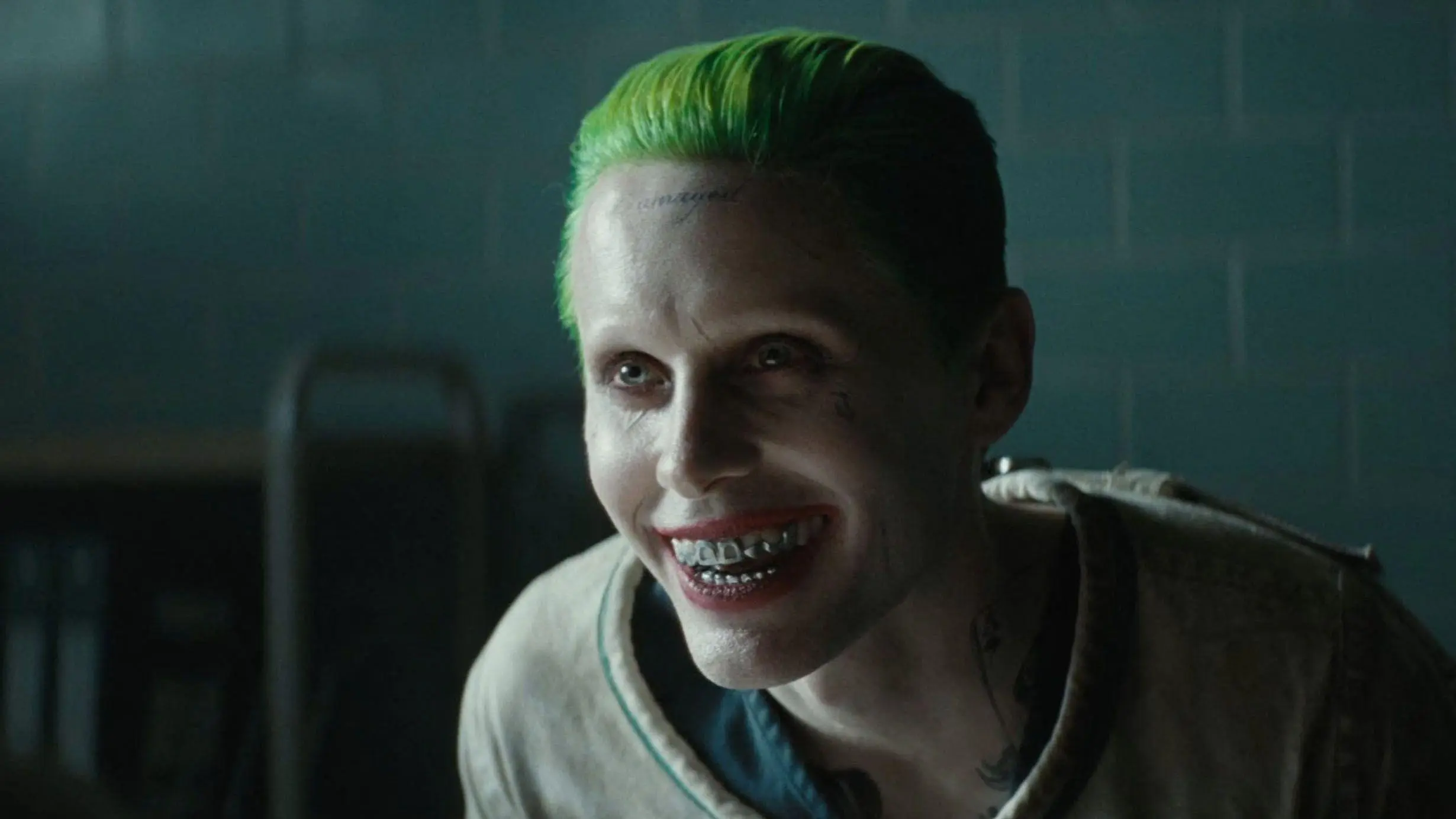 Jared Leto as The Joker in the film "Suicide Squad".