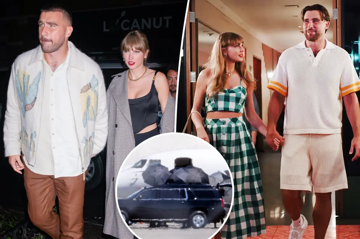 Taylor Swift and Travis Kelce spotted in Montana before jetting off to LA for pal’s wedding