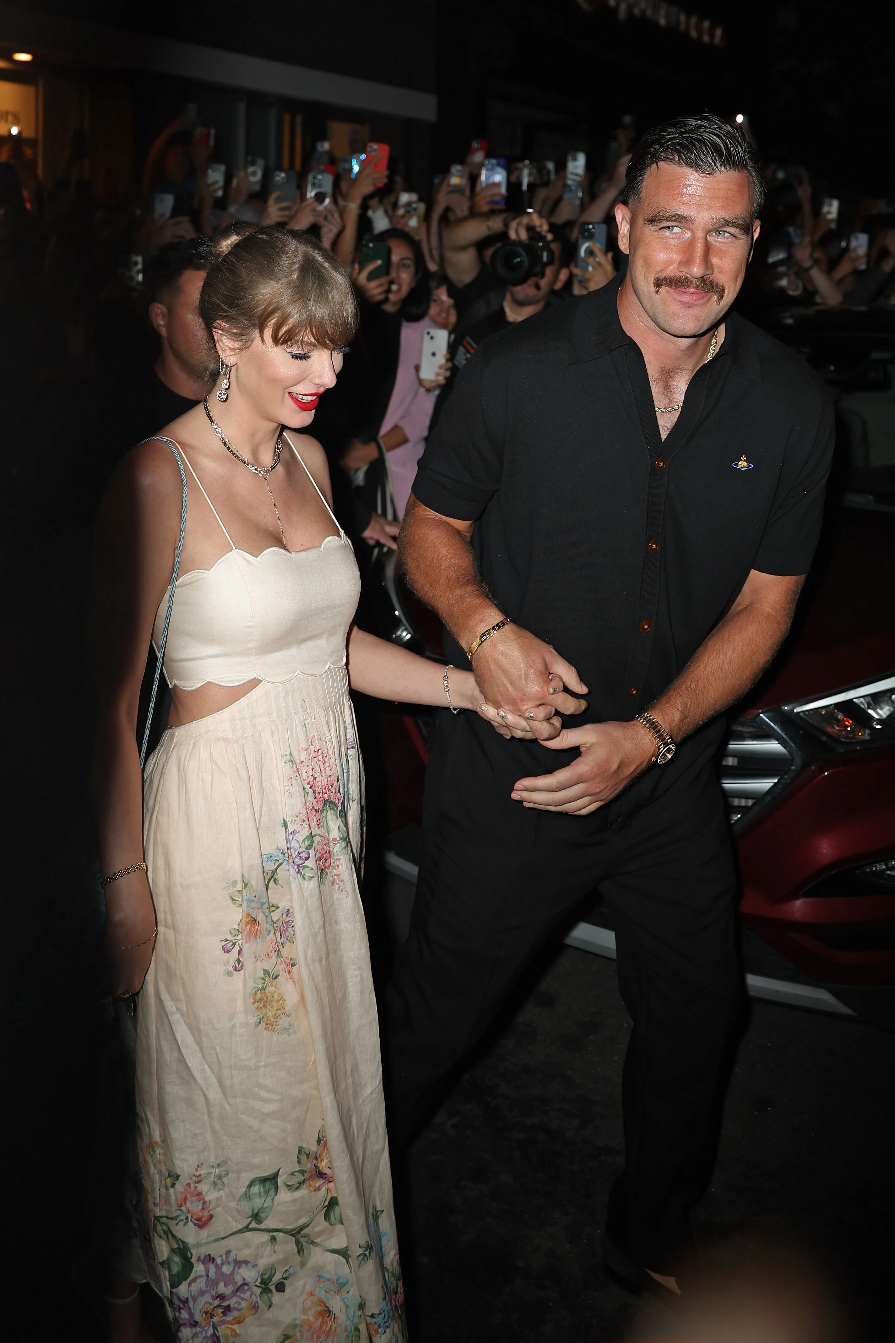 Taylor Swift and Travis Kelce