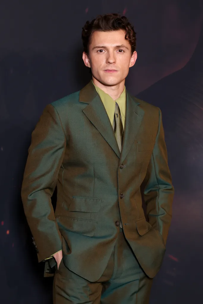 Tom Holland at "The Odyssey" Paris Premiere.