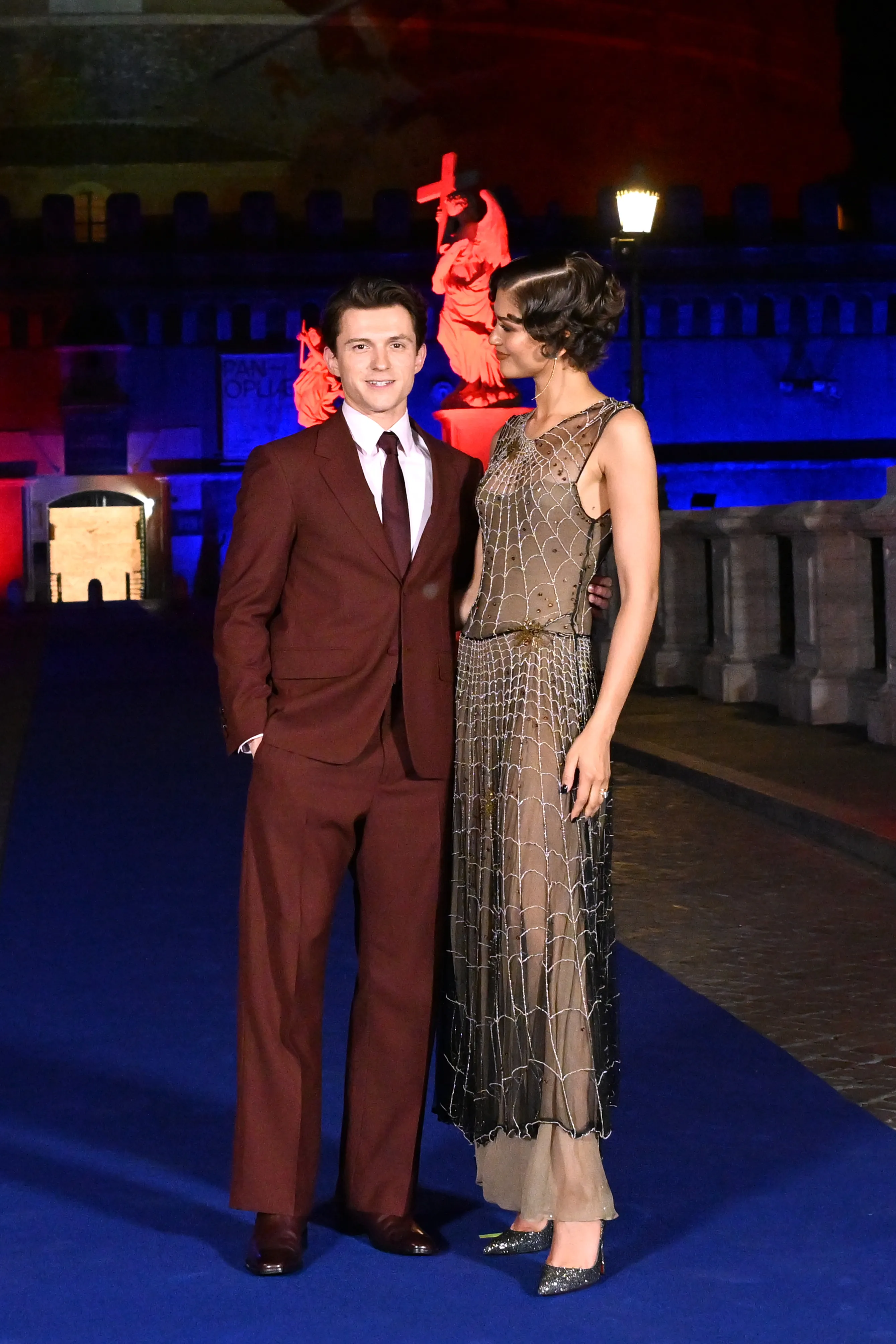 Tom Holland and Zendaya in Rome on June 23