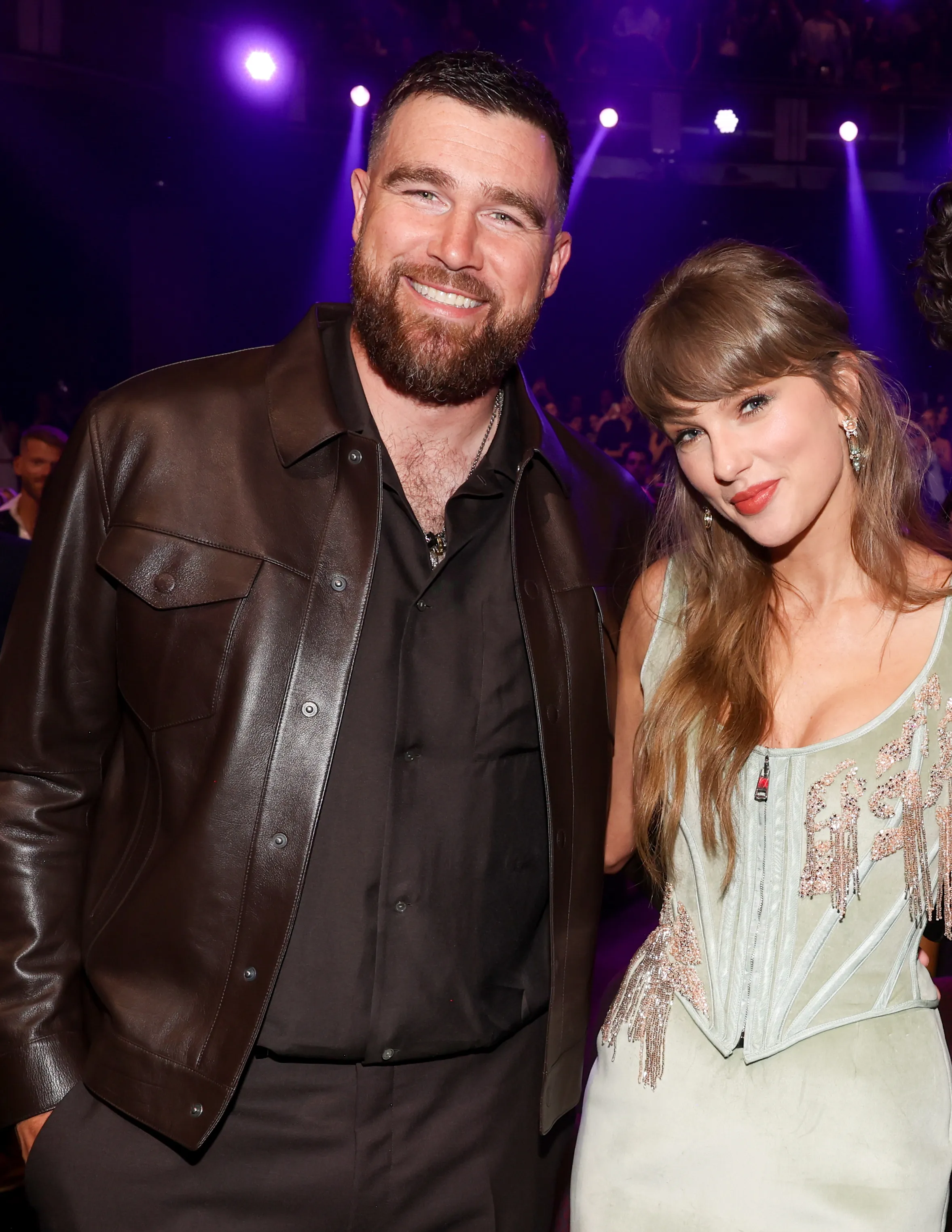 Travis Kelce and Taylor Swift at the 2026 iHeartRadio Music Awards