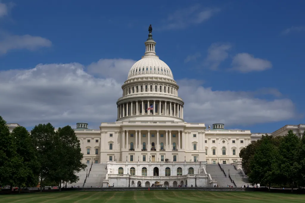 The US Capitol Building in Washington, DC, on June 8, 2026.