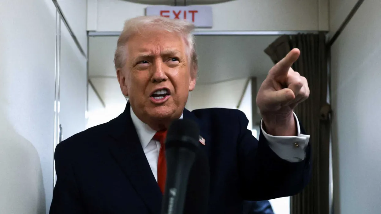 Trump snaps at female reporter on Air Force One: ‘What a stupid question’