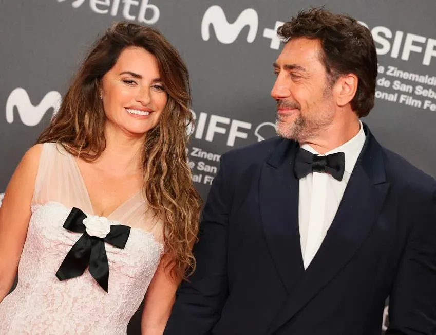 Penélope Cruz and Javier Bardem at the 72nd San Sebastian International Film Festival on Sept. 20, 2024 in San Sebastian, Spain. Source: Getty
