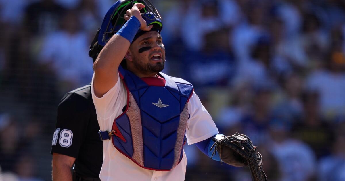 Eliezer Alfonzo has emotional day as Dodgers lose to Padres