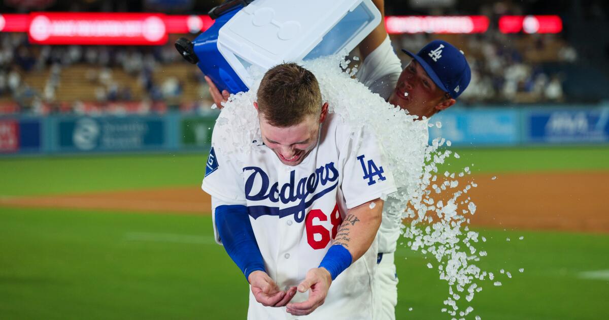 Dalton Rushing delivers Dodgers to a walk-off win over Rockies in 11 innings