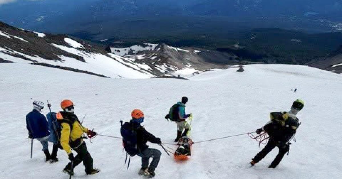 Woman tumbles the length of 5 football fields down a California volcano. She’s OK
