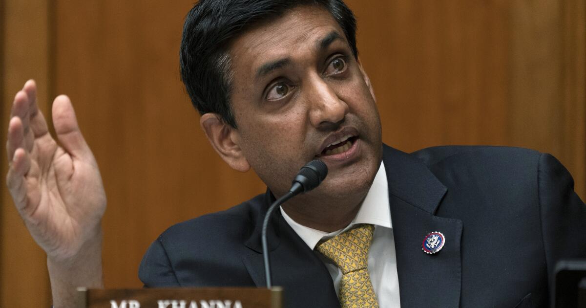 Rep. Ro Khanna says armed Israeli settlers detained him in West Bank