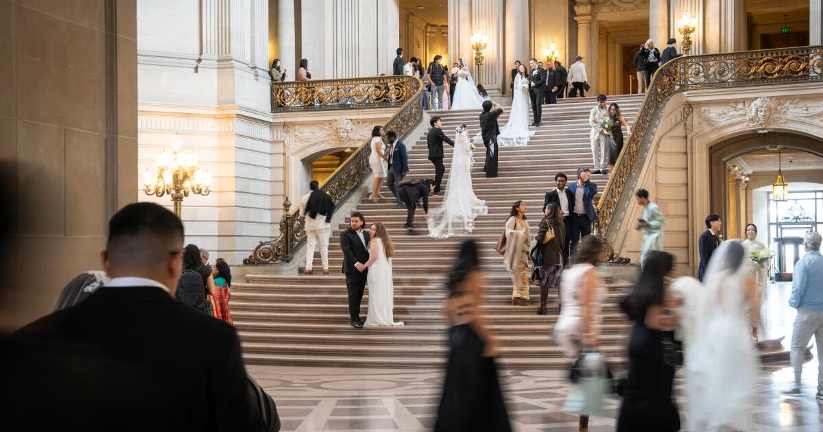 The fierce competition to get married at California’s most popular public buildings