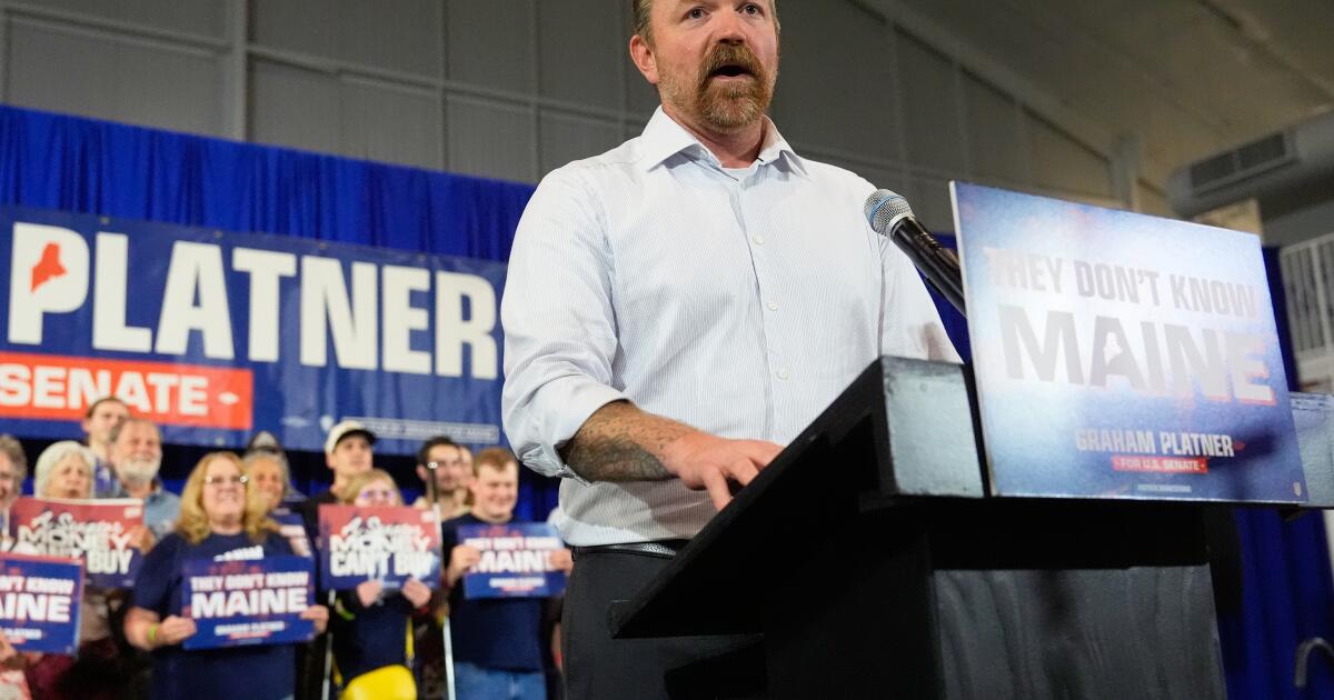 Democrat Graham Platner says he plans to withdraw from Maine Senate race after sexual assault claim