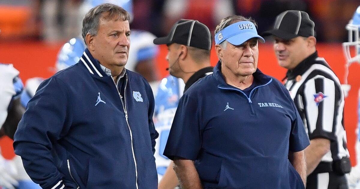 UNC places Michael Lombardi, general manager for Bill Belichick’s team, on paid administrative leave