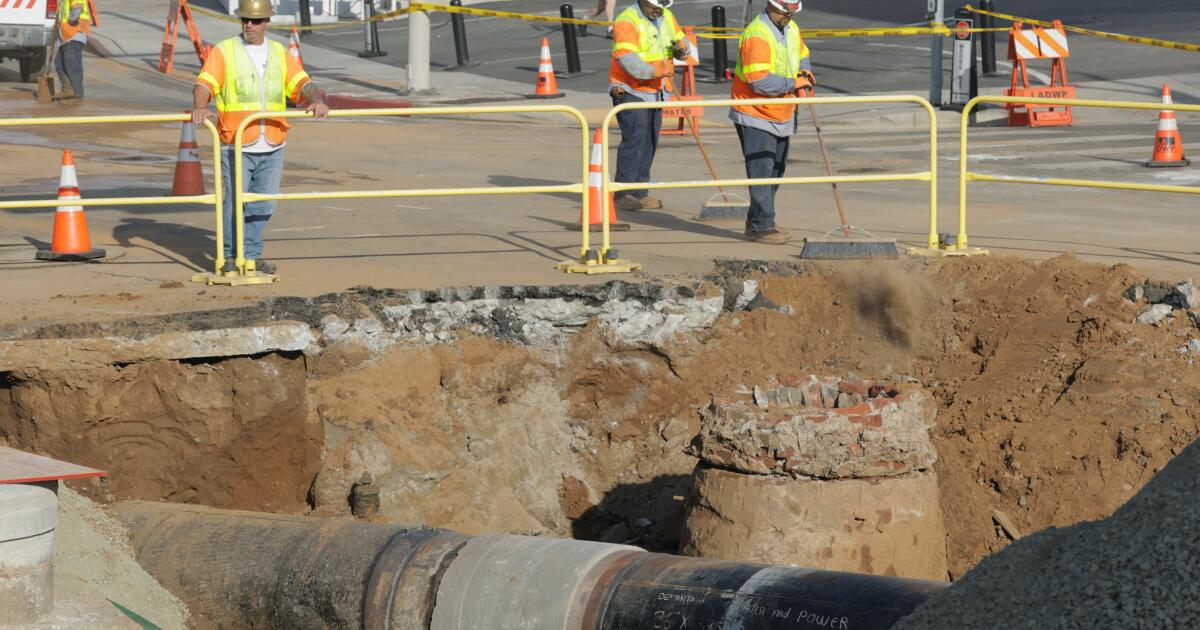 ‘Significant progress’ made on ruptured WeHo water main. Sunset Strip remains closed