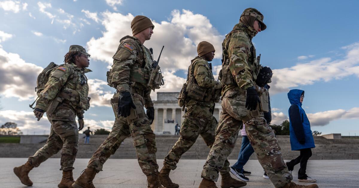 Why are 4,000 National Guard still patrolling Washington?