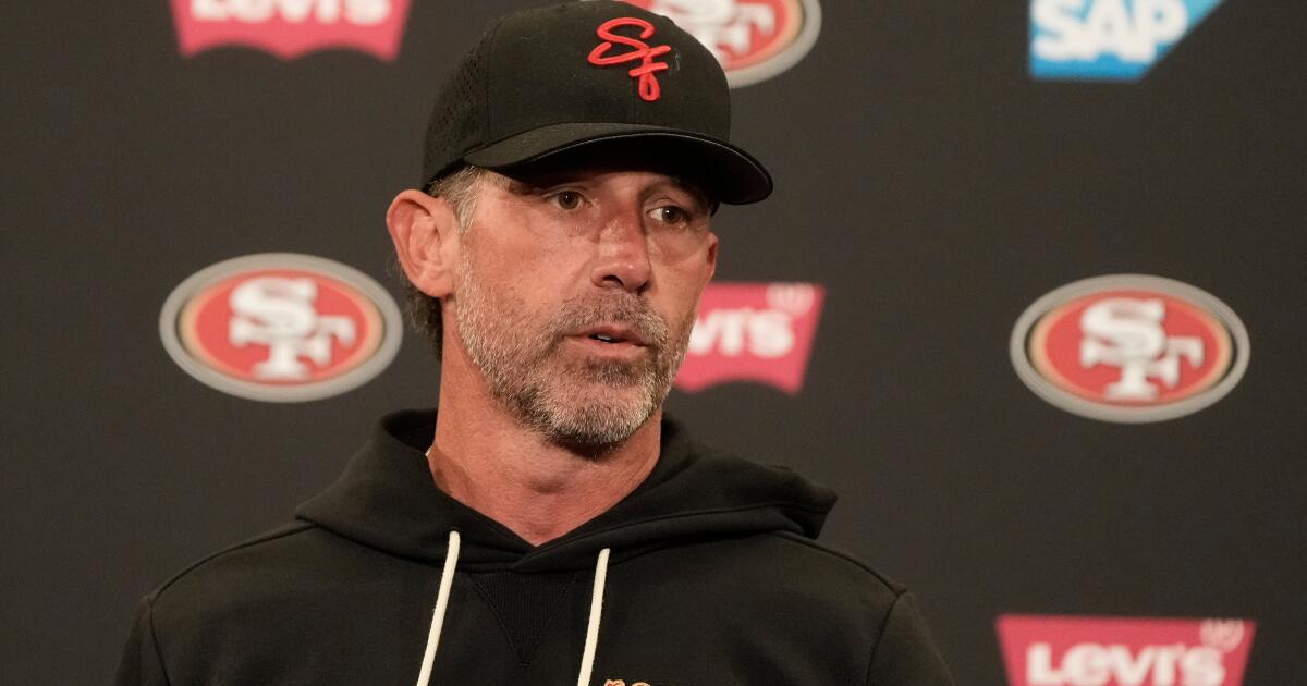 Late reporting, terrible injuries, 49ers camp: sorting through the wreckage from Coach Kyle Shanahan’s car accident