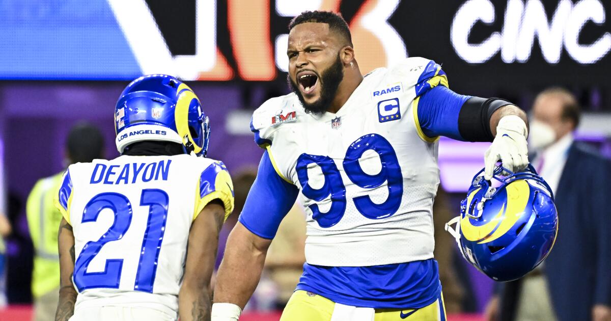 Rams are fine with Aaron Donald taking his time to make comeback decision