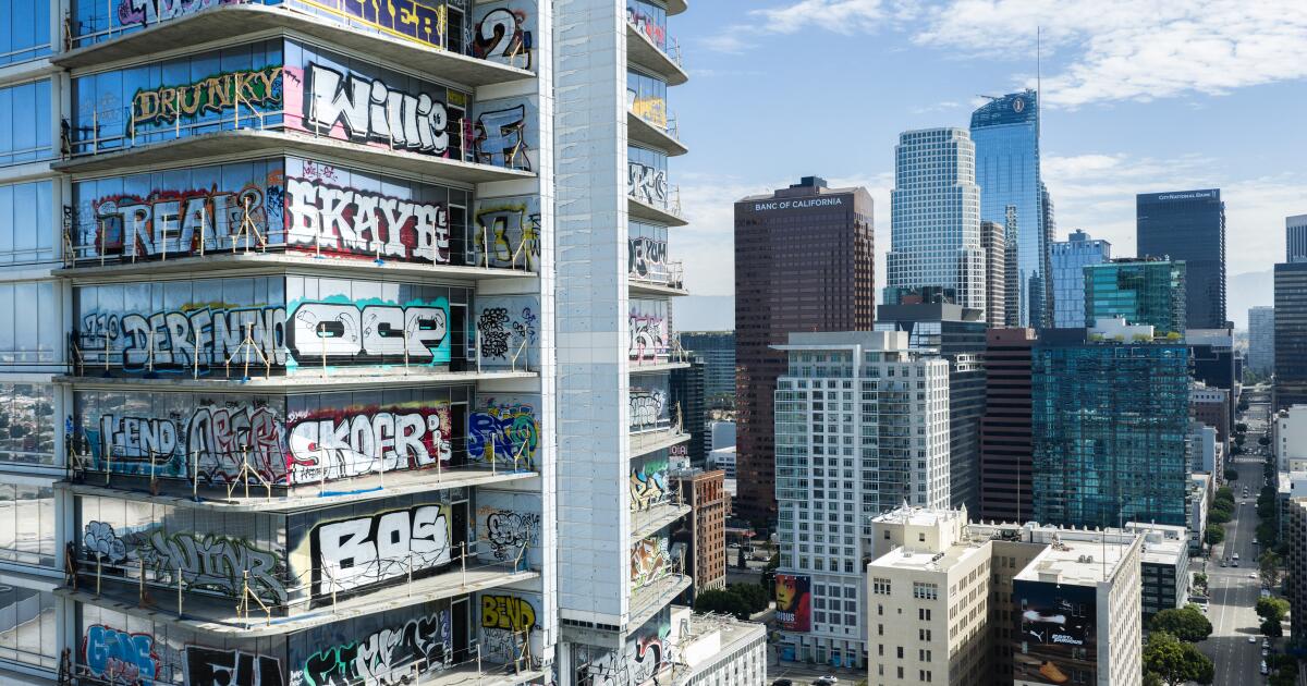 Graffiti towers set to be cleared for cleanup and sale