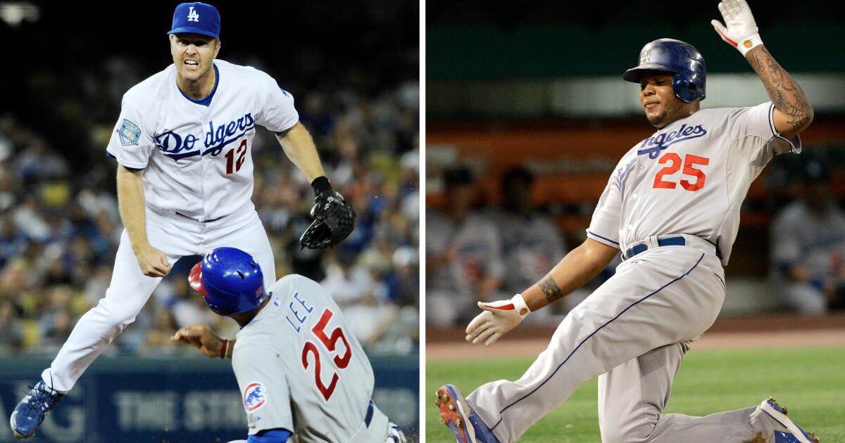 Hall of Famers Jeff Kent and Andruw Jones played one forgettable Dodgers season together