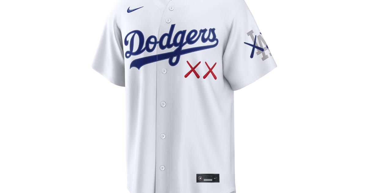 Dodgers’ collab with KAWS will put acclaimed artist’s unique ‘XX’ spin on jerseys, trading cards, more