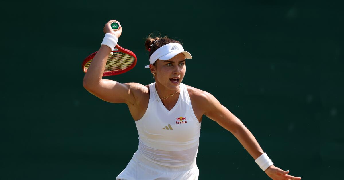 Torrance’s Iva Jovic chases win over Jessica Pegula in all-American Wimbledon match
