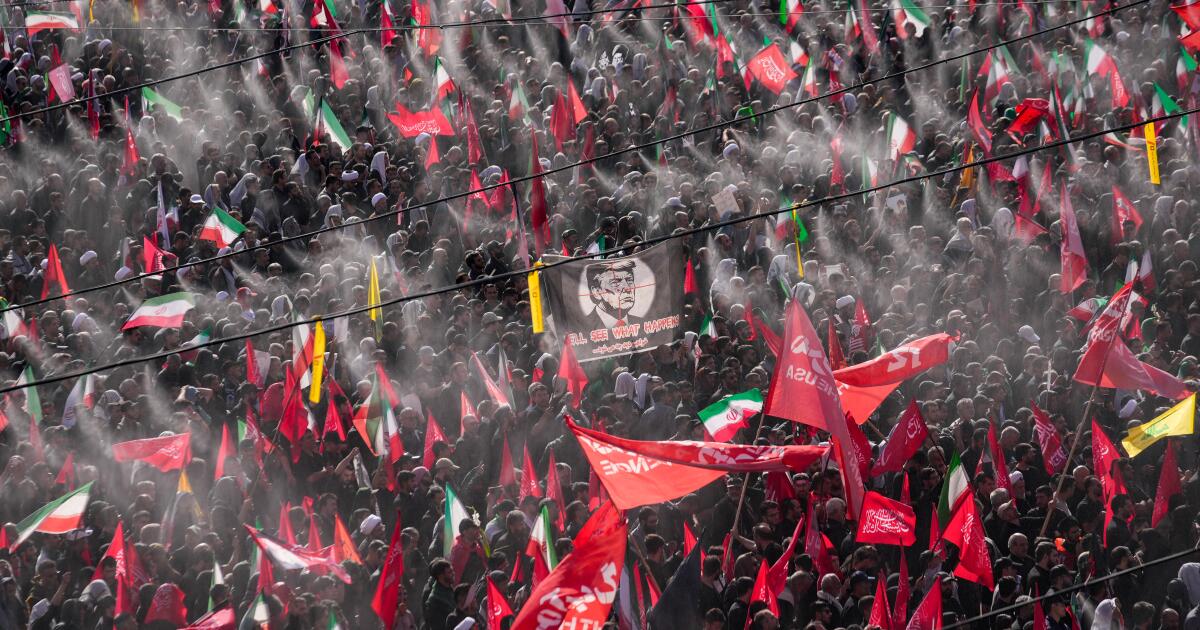 Khamenei’s other sons appear at his funeral as Iran’s new supreme leader remains in hiding