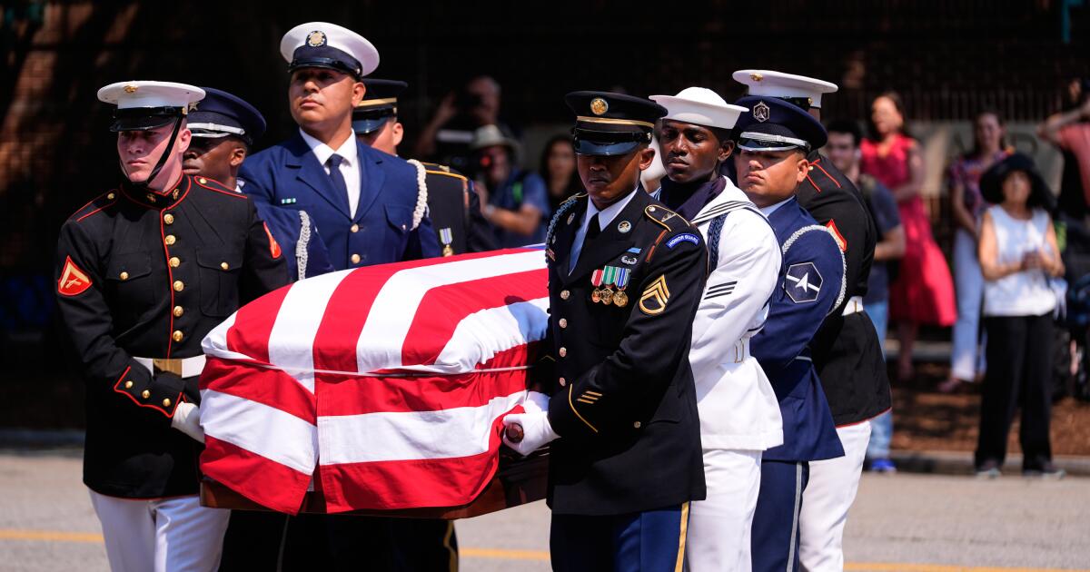 Lindsey Graham returns home one last time for his funeral in South Carolina