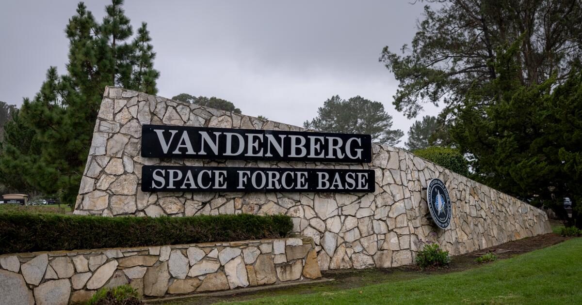 Airman at Vandenberg Space Force Base dies in heavy machinery incident, officials say