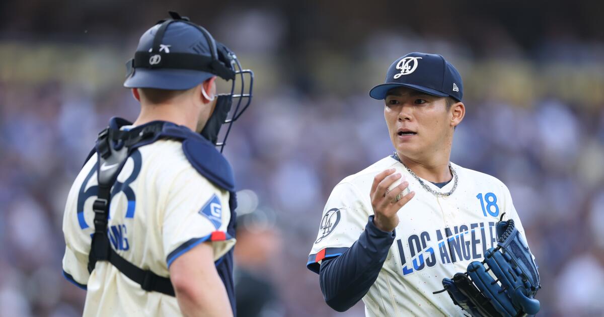 Yoshinobu Yamamoto has rough start as Dodgers drop series to Arizona