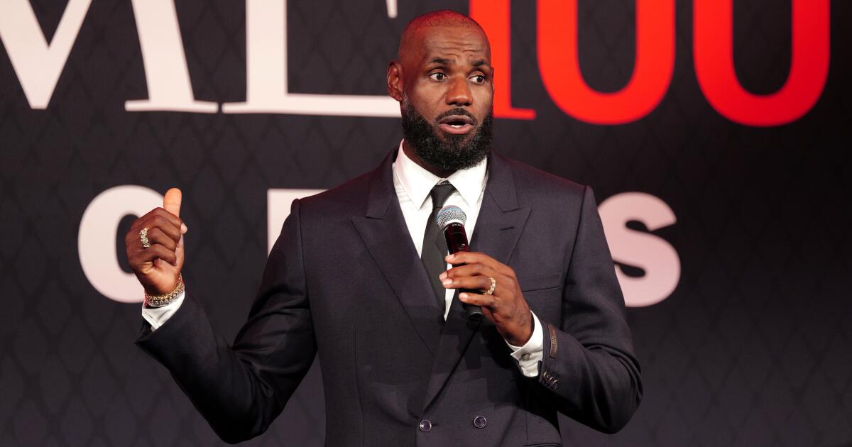 ‘Athlete of the century’ LeBron James pays tribute to USC staff members who saved Bronny three years ago