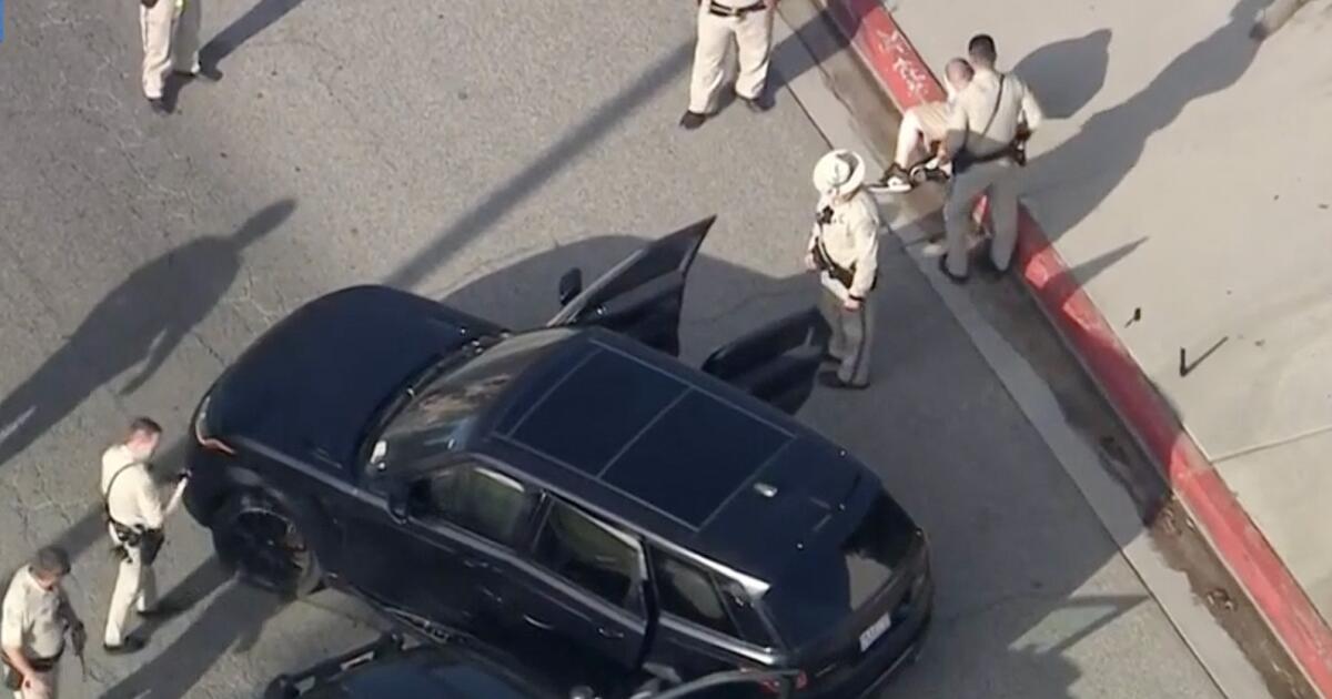 Road rage suspect arrested after 100-mph car chase into Hollywood