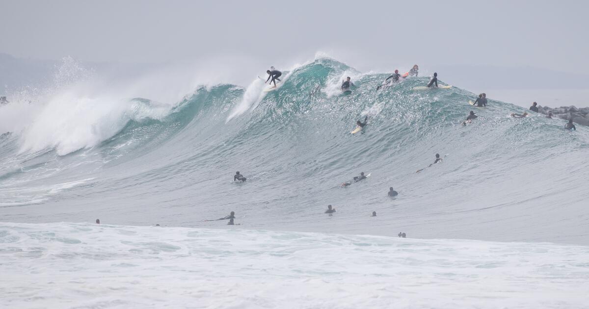 Big waves from Hurricane Genevieve to bring hazardous beach conditions to Southern California
