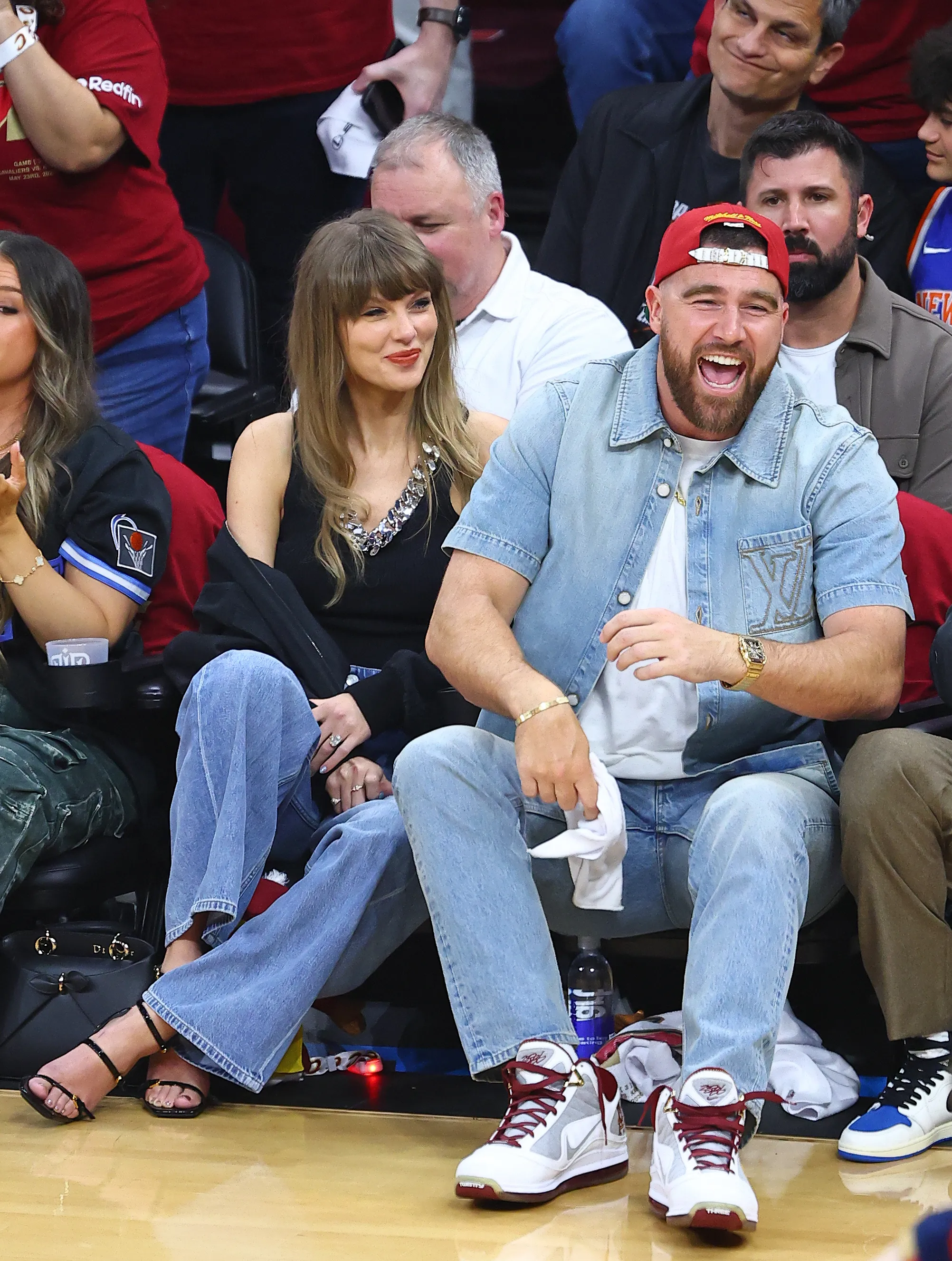 Taylor Swift and Travis Kelce 